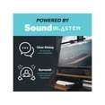 thumbnail image 5 of Creative Stage SE Under-Monitor Soundbar with USB Digital Audio and Bluetooth 5.3, Clear Dialog and Surround by Sound Blaster, Powered via Adapter, 5 of 5