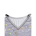 thumbnail image 4 of Orqqct Women's Butterfly Print Open Shoulder Hollow Short Sleeve T-shirt V-Neck Casual Tops, 4 of 5