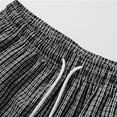 thumbnail image 5 of RYDCOT Men's Striped Swim Trunks Bathing Suits Quick Dry Board Shorts Beach Swimwear with Pockets Black, 5 of 8