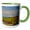Green/White, variant on 3drose, Fruit Orchards and Mount Adams Just South of Hood River, Oregon, 15oz Mug