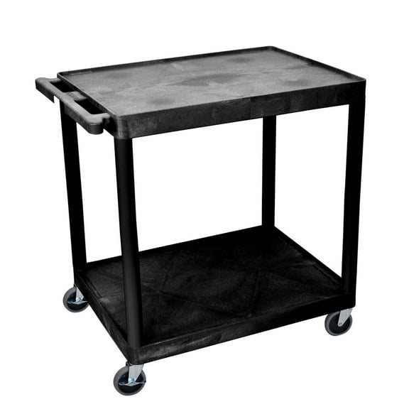 Utility Cart - Two Shelves Structural Foam Plastic