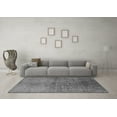 thumbnail image 3 of Ahgly Company Indoor Square Oriental Gray Industrial Area Rugs, 4' Square, 3 of 4