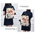 thumbnail image 4 of FORMRS Women's Travel Backpack Purse Anti-Theft Hidden Pockets Casual Shoulder Bag, White Mushroom, 4 of 7