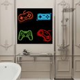 thumbnail image 4 of Wall Art Prints, Game Controller Framed Canvas Prints for Bedroom Living Room Bathroom Office, Modern Art Gaming Handheld Black Gallery Wrap Wall Art Poster for Gifts Home Decor 16"x16", 4 of 9