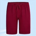 thumbnail image 2 of NIEWTR Men's Basketball Shorts Baggy Lightweight Athletic Gym Workout Running Casual Shorts with Pockets(Wine,2XL), 2 of 9