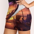 thumbnail image 2 of Hawaii Women's High Short Skirt, High Waisted Mini Skirt with One Side Pocket, 2 of 5