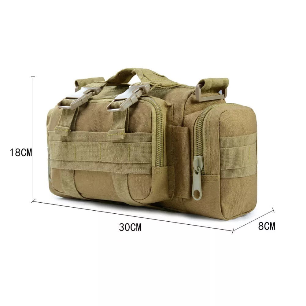 Small Molle Duffle Bag Men Gym Bag Waist Bag Fanny Pack Workout Pouch Travel Carry On Bag