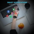 thumbnail image 5 of Smartwatch 1.32" para Hombres y Mujeres, Reloj Inteligente Impermeable IP67, Monitor de Actividad para Presión Arterial, Frecuencia Cardíaca, SpO2, Sueño, Deportes Compatible con iOS y Android, Negro, 5 of 5