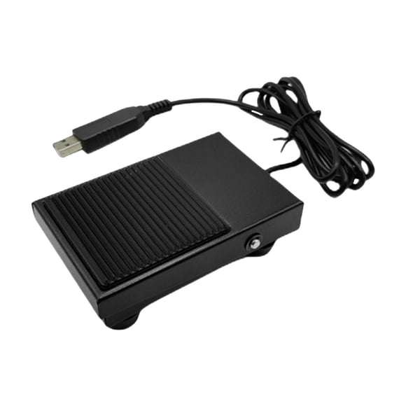 Pedal USB para oficina, pruebas en fábrica, control de juegos, teclas de acceso rápido para videojuegos. Cable de 15 m