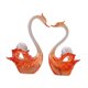 thumbnail image 2 of 2 estatuas de pareja de cisnes para decoración de mesa, centro de mesa moderno, colección de regalo de resina Rojo, 2 of 9