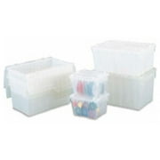 ORBIS Flipak Attached Lid Container FP06 - 15-1/5 x 10-9/10 x 9-7/10 Clear