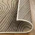 thumbnail image 3 of BNM Modern Abstract Wood Grain Runner, 2'7" x 8', Beige, 3 of 5
