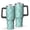 Pioneer Flower Floral-3, variant on 40oz Pioneer Flower Floral Print Pattern Insulated Tumbler with Handle, BPA-Free Leak Proof Lid and Straws, Double Wall Vacuum, Hot 12h/Cold 34h