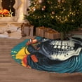 thumbnail image 5 of Defioc Modern Hip-Hop Skull for Christmas Tree Skirt Snowman Xmas Tree Skirt Farmhouse Christmas Decorations Tree Mat for Holiday Party Decor-30", 5 of 6