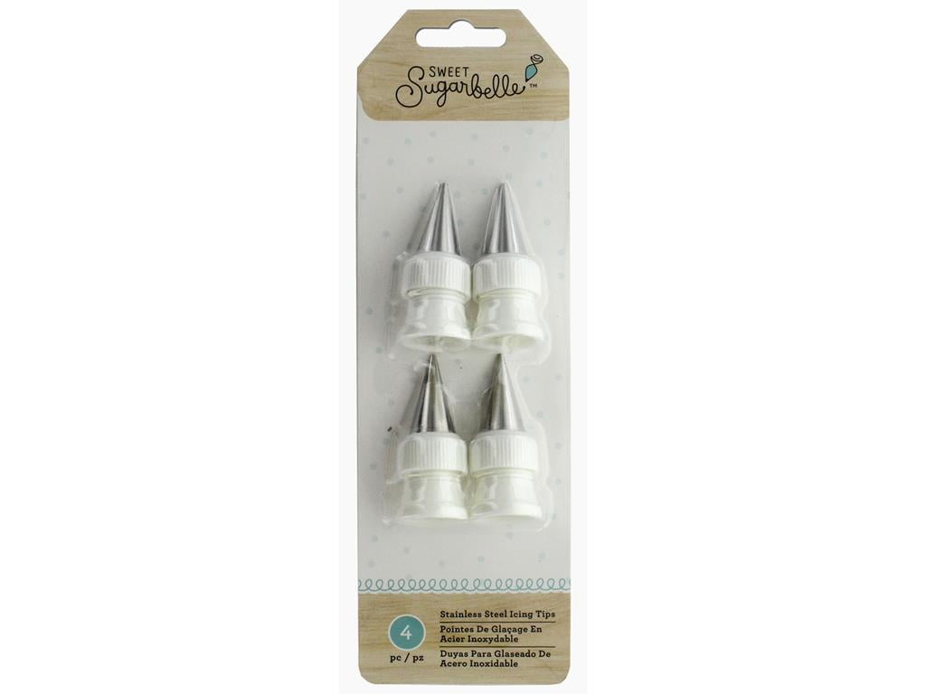 AMC Sugarbelle Stainless Steel Icing Tips 4pc