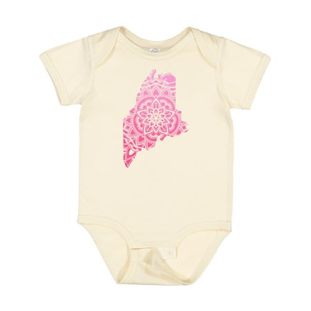 

Inktastic Maine Silhouette Mandala Gift Baby Boy or Baby Girl Bodysuit