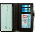 thumbnail image 5 of EP checkbook cover,Checkbook Cover for Duplicate Checks,RFID Checkbook Register Cute Wallet women Men Credit Card Holder (Rose Skull), 5 of 12