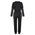thumbnail image 3 of Diufon Athletic Suits for Women Long Sleeve Tops Elastic Waist Drawstring Lounge Pants with Pockets Casual Sets, 3 of 4