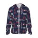 thumbnail image 1 of Fotbe Nautical Style Sailboat Chaqueta con Protección Solar UPF 50+ para Hombre y Mujer, Camisa con Capucha y Bolsillos-Medium, 1 of 7