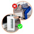 thumbnail image 5 of Paquete de 4 palancas elevadoras de muebles de alta resistencia, capacidad de carga de 660 libras, deslizadores de ruedas de rodillos para electrodomésticos, 5 of 5
