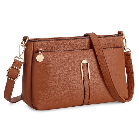 KALUNMA Crossbody Bags for Women,Multi Pockets Casual Classic Shoulder Handbags with Adjustable Strap
