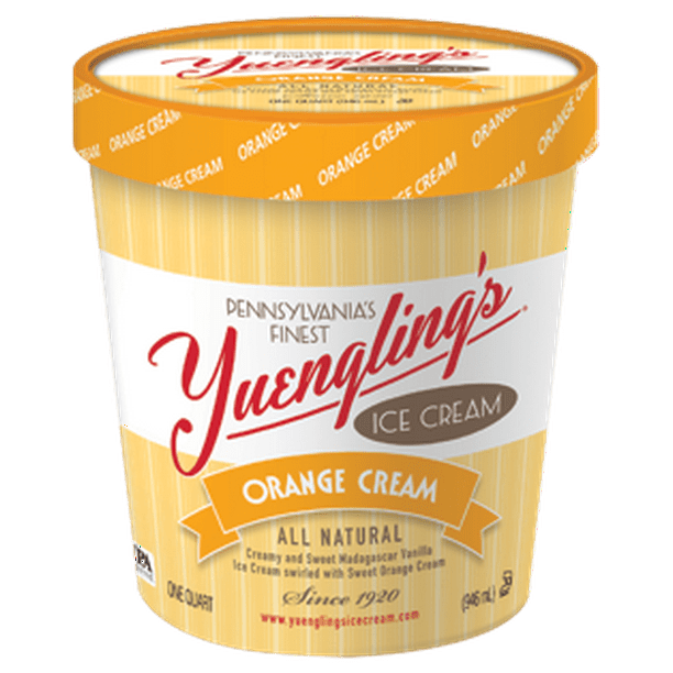 Yuengling's Orange Cream Ice Cream, 32 oz