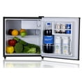 thumbnail image 3 of 1.72 cu. feet Compact Refrigerator, Stainless Steel/Black, 3 of 3