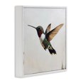 thumbnail image 3 of Stupell Industries Hummingbird over Distressed Rustic White Framed Giclee Art, design by Creative Studio, 17 x 17, 3 of 8