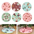 thumbnail image 5 of Splihome 90Cm Christmas Tree Skirt Base Floor Mat Cover Xmas Tree Ornament Decor A, 5 of 5