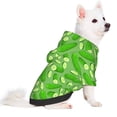 thumbnail image 5 of Cauagu Green Cucumber Pattern Winter Pet Hoodie Sweatshirts- Dog Hoodie Sweater with Leash Hole - Cute Dog Hoodie - Pet Clothes Puppy Cat Custume -Large, 5 of 8
