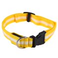 thumbnail image 2 of 2.5cm LED Night Flashing Dog Pet Collar Collar de nylon Correa (Amarillo / XL) Ndcxsfigh Nuevos Originales, 2 of 6