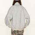 thumbnail image 5 of MKLEKYY Veste Matelassée à Enfiler pour Femmes Automne Cardigan Version Hommes et Femmes Hauts Polyvalents Décontracté Double Fermeture Éclair Tendance, 5 of 5