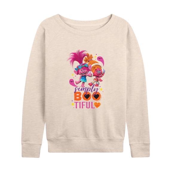 Trolls Movie - Halloween - Simply Bootiful - Poppy & DJ Suki - Women's Lightweight French Terry Long Sleeve Shirt