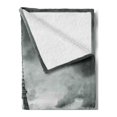 thumbnail image 2 of Abstract Soft Flannel Fleece Throw Blanket, European Honeymoon Romantic City Paris Eiffel Tower Italian Car, Cozy Plush for Indoor and Outdoor Use, 60" x 80", Charcoal Grey White, by Ambesonne, 2 of 5