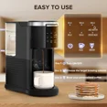 thumbnail image 3 of Auseo 1200W Single Serve Coffee Maker for K Cup POD and Ground Coffee, 5 Brew Sizes (6-14 Oz), Descaling button, 40oz Removable Water Tank, for Home/Office, 3 of 7