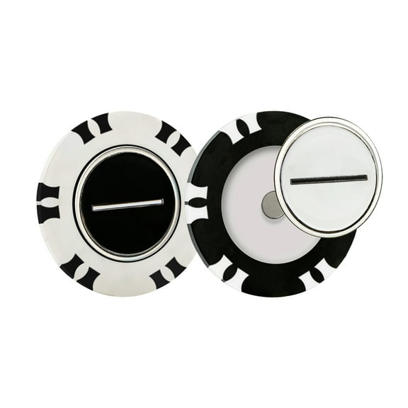Athletic Works Golf Dual-Mark Poker Chip Ball Markers, 2-Pack