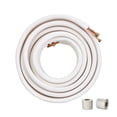 thumbnail image 5 of 50FT Mini Split Line Set,1/4"&1/2"O.D Copper Pipes Tubing&Triple-Layer Insulation,for Mini Split Air Conditioning Refrigerant or Heating Pump Equipment&HVAC with Wrapping Strips., 5 of 9