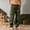 Green, variant on WIZUTIZ Men's Workwear Pants Heavy Duty Multi-Pocket Ripstop Canvas Straight Leg Reinforced Stitching Belt Loops Trousers Mid Rise Relaxed Fit Casual Outdoor Mechanic Carpenter Trousers