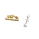 thumbnail image 5 of Figura De Bailarina Y Estatua De Toro, Feng Shui, Obra De Arte Moderna, Escultura Animal De Estilo Chino Para Dormitorio, Chimenea, Escritorio De Oficina, Regalos De Cumpleaños., 5 of 8