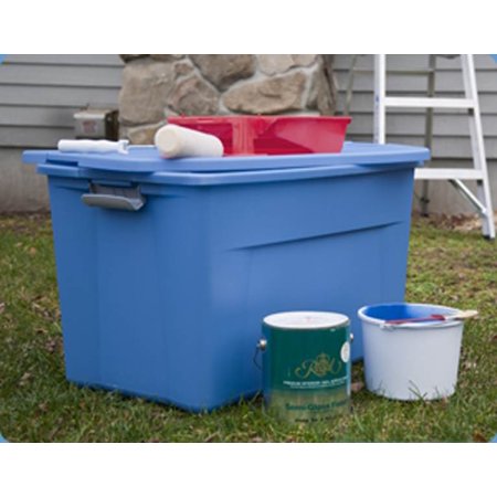 New Sterilite 19451006 35 Gallon Storage Tote Box W Latching Container Lid Walmart Com Walmart Com