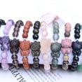 thumbnail image 4 of Venta al por mayor a granel pulsera de gatito de cristal de piedras preciosas naturales múltiples pulseras de cristal de Hello Kitty de piedra curativa espiritual, 4 of 4