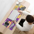 thumbnail image 3 of Purple Yellow Black Camouflage&nbsp;pad Mousewaterproofwashable&nbsp;for Office Home Work GamingmousepadsRubber Base Mousepad with Stitched Edges 31.5x11.8inches, 3 of 7