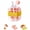 Pink, variant on Upgrade 2in1 Ice Cube Bottle with Straw, Portable Ice Cube Tray with BuiltIn Ice Mold Cup, PresstoRelease TouchFree Ice Tray with LeakProof Lid for Outdoor, Office, Travel and Home