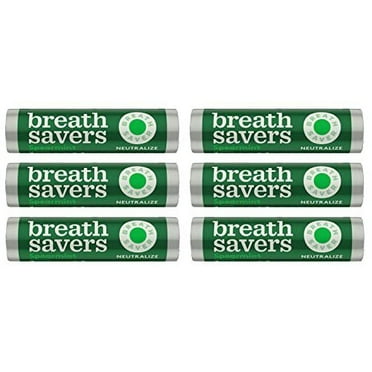 Hershey's Breath Mints, Sugar Free, Spearmint Flavor, 12 Mints in a Roll, 0.75 Ounces