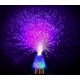 thumbnail image 2 of Led Fiber Optic Lamp, Led Colourful Changing Fibre Optic Fountain Night Light With Crystals Base, Multicolor Atmosphere Bedside Light, 2 of 5