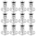 thumbnail image 2 of Masteelf 12pcs Vintage Candlestick Tabletop Candle Stand Plastic Pillar Candle Stand Table Decor, 2 of 10