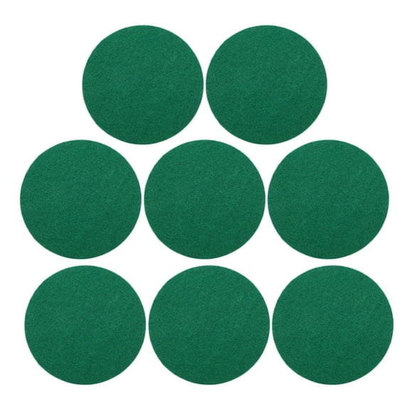Raindrops Durable Green Table Hockey Pusher Patches for Smooth Gameplay 8Pcs