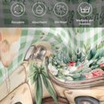 thumbnail image 6 of Eucalyptus Trucks Cloth Napkins, Spring Farmhouse Floral Sage Green Plaid Washable and Reusable Dinner Napkins Set of 4, Table Napkin for Kitchen Party Birthday Wedding Hotel Housewarming 20"x20", 6 of 9