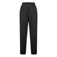 thumbnail image 7 of Womens Cotton Sweatpant Cross Elastic Waisted Joggers Long Pant with Pockets Fall Casual Sports Trousers (XL, Black), 7 of 7