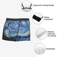 thumbnail image 6 of Junzan The Starry Night Mens Underwear Boxer Briefs For Men’s - Large, 6 of 9
